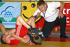 Vladislaw Grigorjew leitete am Samstag seinen ersten Mannschaftskampf in der Jugendliga.