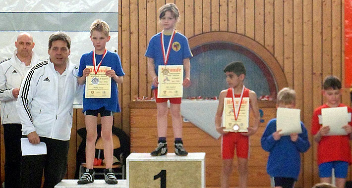 Lilly Friedrich gewann die Meisterschaft im Limit bis 27 kg und belegte im Athletikmehrkampf den 2. Platz