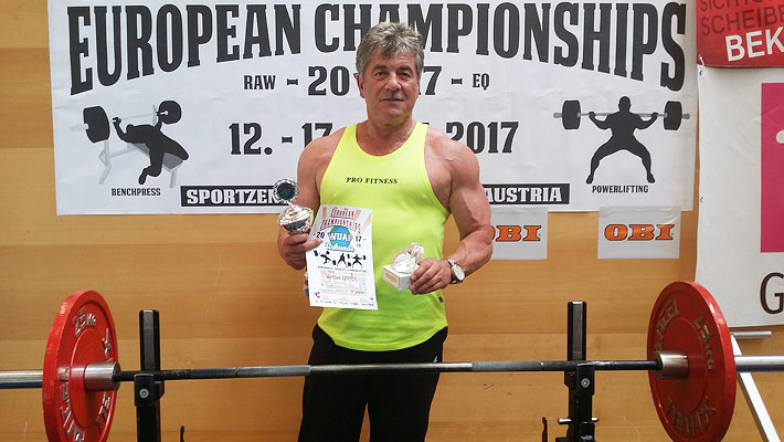 Ulrich Vetter wird mit neuem Weltrekord Europameister.
