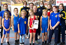 Luckenwalde Ringermädels starteten bei den Mitteldeutschen Meisterschaften der weiblichen Jugend in Berlin und schlugen sich prima.