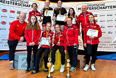 Die Ringerinnen des Luckenwalder Stützpunktes erreichen bei den Deutschen Meisterschaften in Riegelsberg ein sensationels Ergebnis und gewinnen fünf Medaillen.